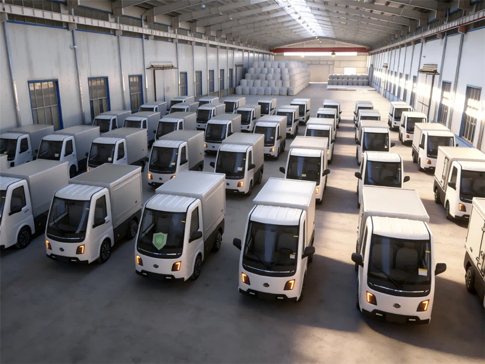 Runhorse TEV Electric Fleet Solution | 300km Range EEC L7e Certified Electric Cargo Van For Urban Logistics & Rental Business